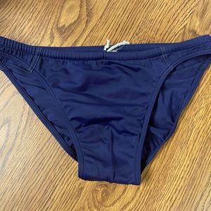 HOM mens swim bikini briefs- navy blue M